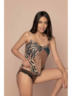 Caraco Imprimé DISCO DENTELLE