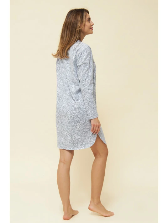 Chemise De Nuit Boutonnée COTON 4 Chemise De Nuit Boutonnée COTON – Image 2