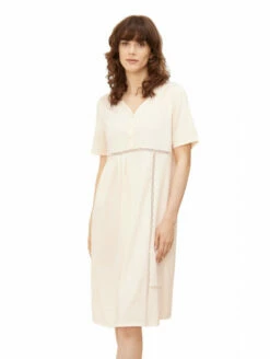 Chemise De Nuit Manches Courtes COTON