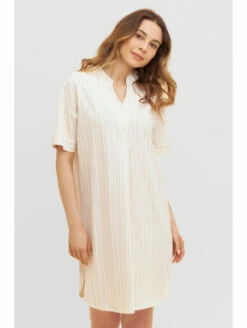 Chemise De Nuit Manches Courtes COTON