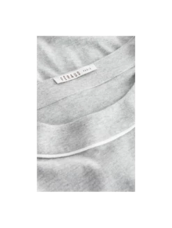 Chemise De Nuit Manches Longues Gris COTON -WACOAL Boutique chemise de nuit manches longues coton gris 2