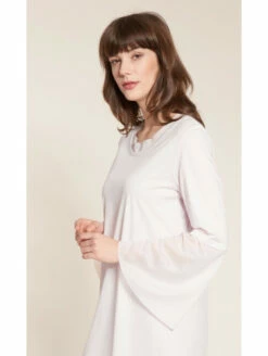 Chemise De Nuit Manches Longues Rose COTON -WACOAL Boutique chemise de nuit manches longues feraud 3