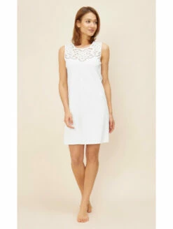 Chemise De Nuit Sans Manche COTON