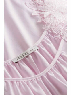 Chemise De Nuit Sans Manches En Coton Rose -WACOAL Boutique chemise de nuit sans manches en coton rose 2