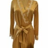 Déshabillé En Soie Ocre REINE -WACOAL Boutique deshabille en soie ocre reine