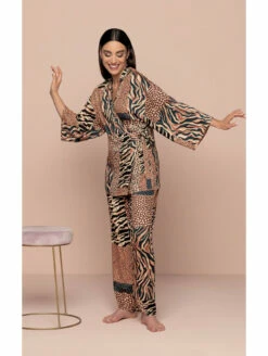 Déshabillé Imprimé DISCO DENTELLE