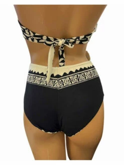 Maillot De Bain 2 Pièces Réversible Imprimé Noir Et Blanc -WACOAL Boutique maillot de bain 2 pieces reversible imprime noir et blanc 1 2