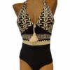 Maillot De Bain Une Pièce Imprimé Noir Et Blanc -WACOAL Boutique maillot de bain une piece imprime noir et blanc