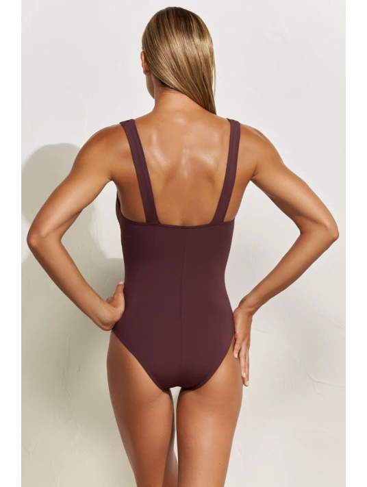 Maillot Une Pièce Chocolat V-SCOOP 7 Maillot Une Pièce Chocolat V-SCOOP – Image 5