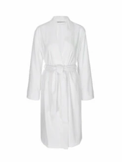 Peignoir éponge Blanc COTON -WACOAL Boutique peignoir eponge blanc coton 3