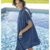 Poncho éponge Bleu VAHINE -WACOAL Boutique poncho eponge bleu vahine