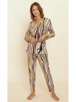 Pyjama Coton Et Modal WILD WAVES COUTURE