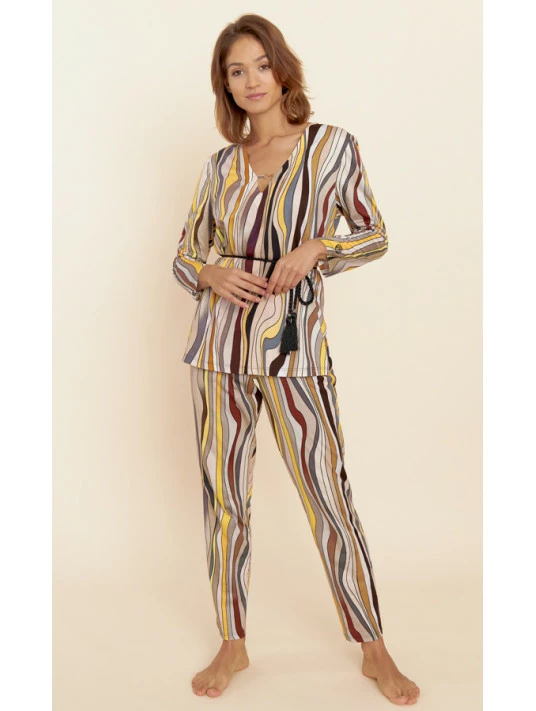 Pyjama Coton Et Modal WILD WAVES COUTURE 3 Pyjama Coton Et Modal WILD WAVES COUTURE