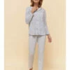 Pyjama Manches Longues Imprimé COTON -WACOAL Boutique pyjama en coton manches longues