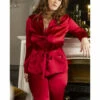 Pyjama En Soie Rouge SOIE -WACOAL Boutique pyjama en soie marjolaine rouge 3soi5533