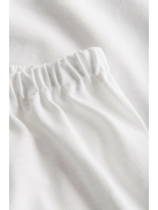 Pyjama Manches Courtes Blanc COTON 7 Pyjama Manches Courtes Blanc COTON – Image 5