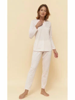 Pyjama Manches Longues Rose COTON
