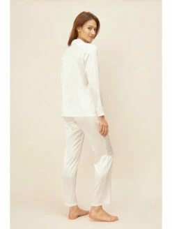 Pyjama Manches Longues Ivoire SOIE 9 Pyjama Manches Longues Ivoire SOIE -WACOAL Boutique pyjama manches longues ivoire soie 3