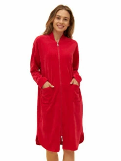 Robe De Chambre Rouge VELOURS