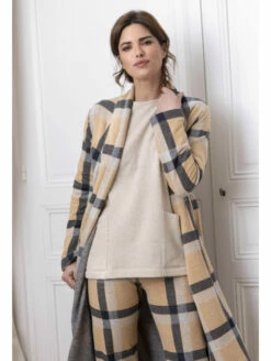 Robe De Chambre Tartan THEA