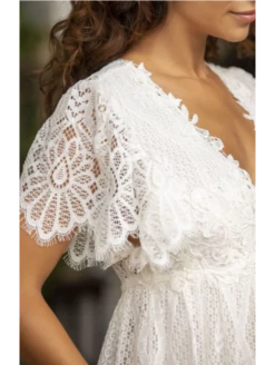 Robe Longue En Dentelle Naturel REBECCA -WACOAL Boutique robe longue en dentelle naturel rebecca 2