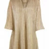 Robe Tunique Dorée -WACOAL Boutique robe tunique doree