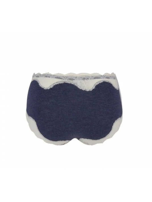 Shorty Bien-être Bleu Chiné SIMPLY PERFECT 4 Shorty Bien-être Bleu Chiné SIMPLY PERFECT – Image 2