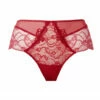 Shorty Taille Haute Rouge SOIR DE VENISE -WACOAL Boutique shorty soir de venise