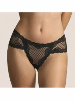 Slip Brésilien Noir ZAHA -WACOAL Boutique slip bresilien noir zaha 1