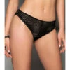 Slip Noir TRESSAGE GRAPHIC -WACOAL Boutique slip noir tressage graphic