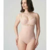 PRIMA DONNA Slip Taille Haute Gainant Rose Poudré FIGURAS -WACOAL Boutique slip taille haute gainant rose poudre figuras