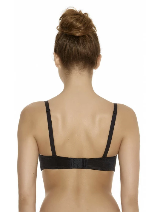 Wacoal Soutien-gorge Bandeau Grand Maintien Noir RED CARPET 5 Wacoal Soutien-gorge Bandeau Grand Maintien Noir RED CARPET – Image 3