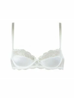 Devant -WACOAL Boutique soutien gorge corbeille splendeur soie nacre ivoire 1
