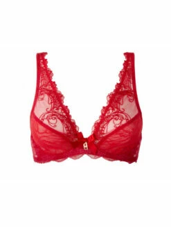 Soutien-gorge Glamour Rouge SOIR DE VENISE -WACOAL Boutique soutien gorge triangle armatures soir de venise rouge 2