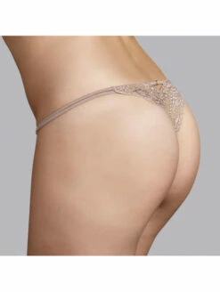 String Dentelle Nude GINGER -WACOAL Boutique string vintage ginger nude 1