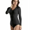 HANRO T-shirt Manches Longues LAINE ET SOIE -WACOAL Boutique t shirt manches longues laine et soie