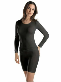 HANRO T-shirt Manches Longues SOIE