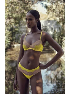 Tanga Blazing Yellow EDEN ROCK -WACOAL Boutique tanga blazing yellow eden rock 3