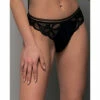 Tanga Noir STRICTO SENSUELLE -WACOAL Boutique tanga noir stricto sensuelle