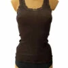 Top Bretelles Larges Dentelle Chocolat LAINE ET SOIE -WACOAL Boutique top bretelles larges dentelle chocolat laine et soie