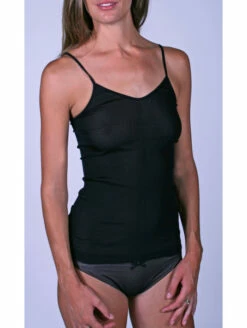 Top Bretelles Spaghettis SOIE