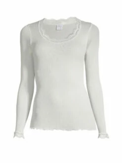 Top Manches Longues Col Rond Dentelle SOIE 7 Top Manches Longues Col Rond Dentelle SOIE -WACOAL Boutique top manches longues col rond dentelle soie 2